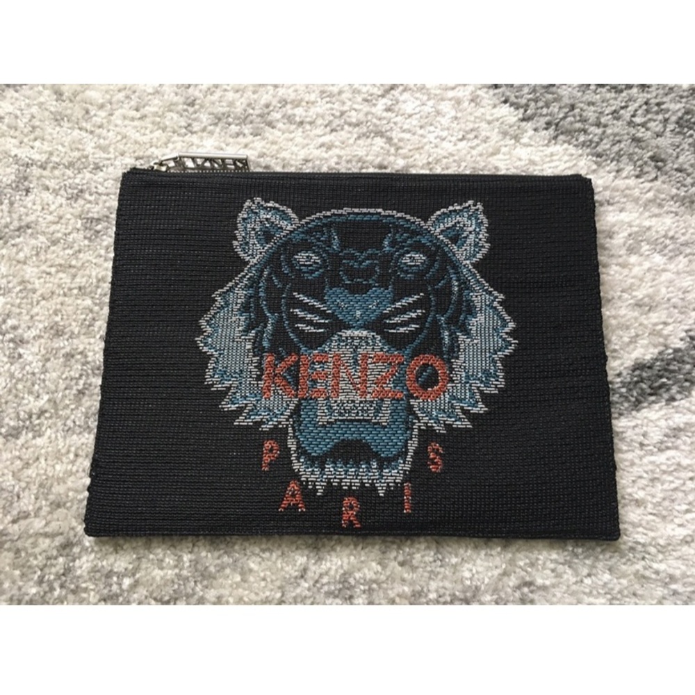 KENZO embroidered pouch